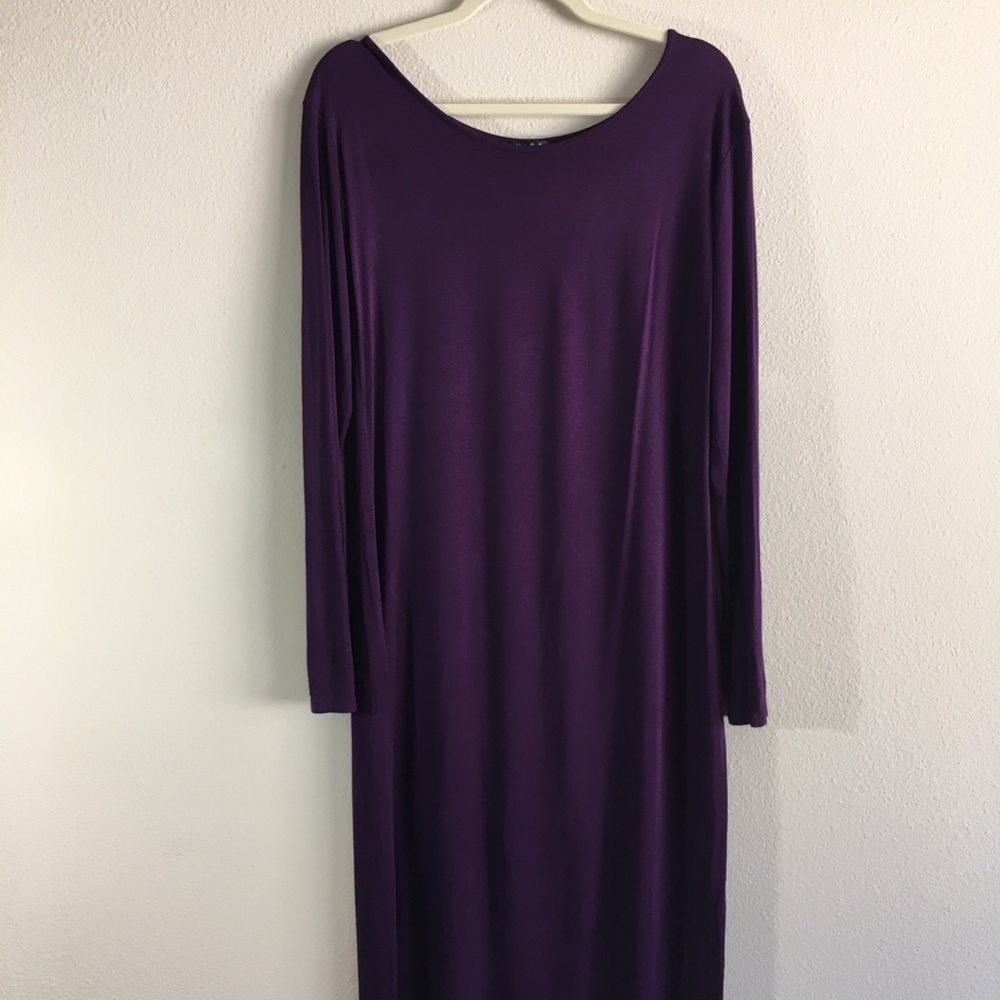 Nice Collection| Purple long sleeved dress| Size:M